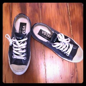 Golden goose V star canvas sneakers